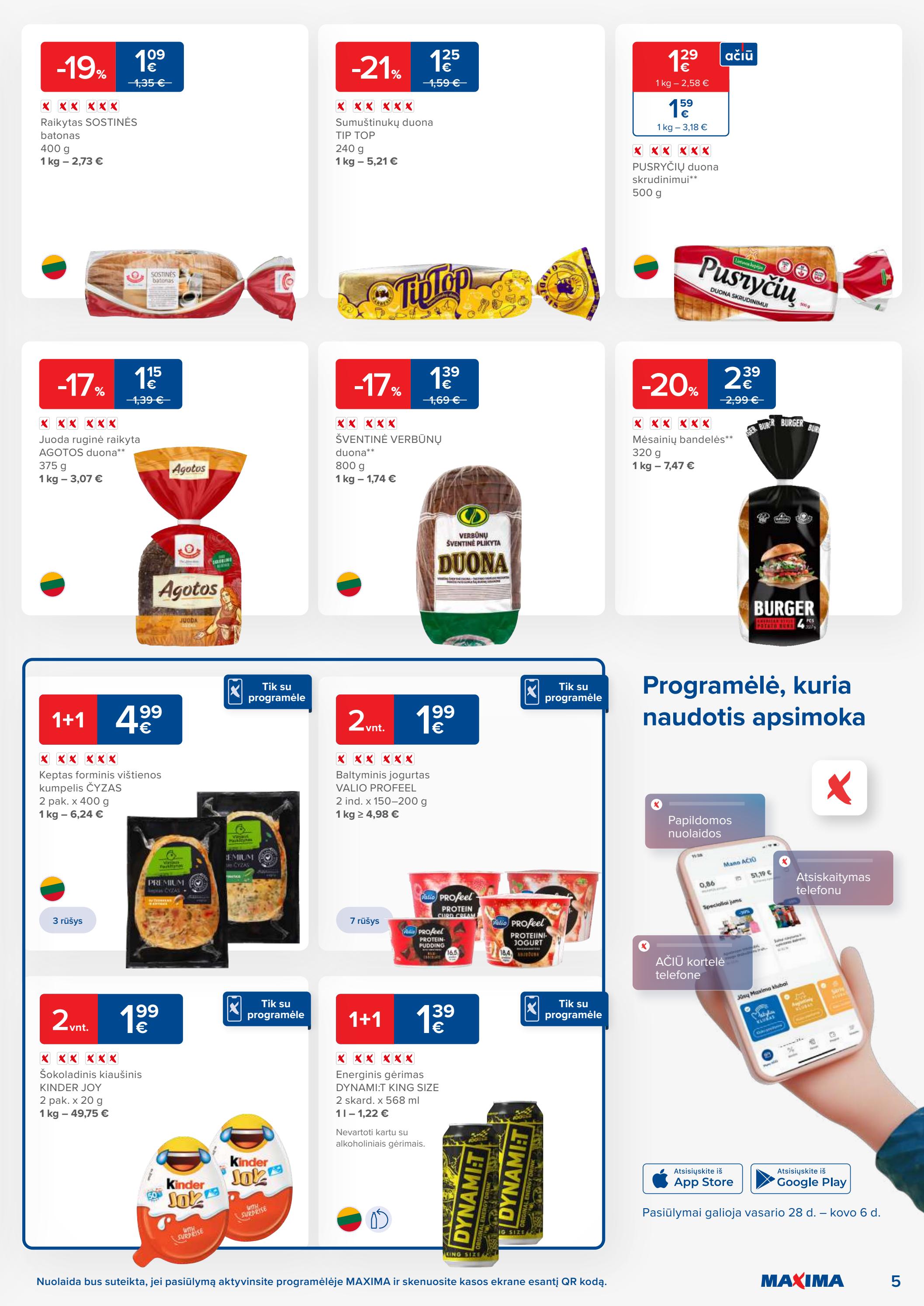 Maxima leidinys akcijos nuo 
  2023-02-28 iki 
  2023-03-06 | Leidinukas.lt puslapis 5