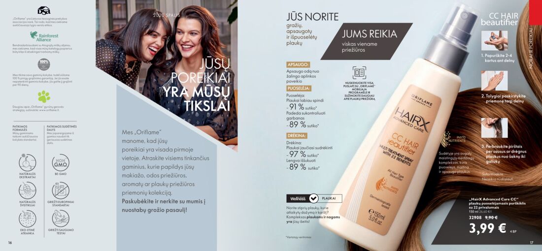 Oriflame katalogas akcijos nuo 
  2020-10-01 iki 
  2020-10-31 | Leidinukas.lt puslapis 9
