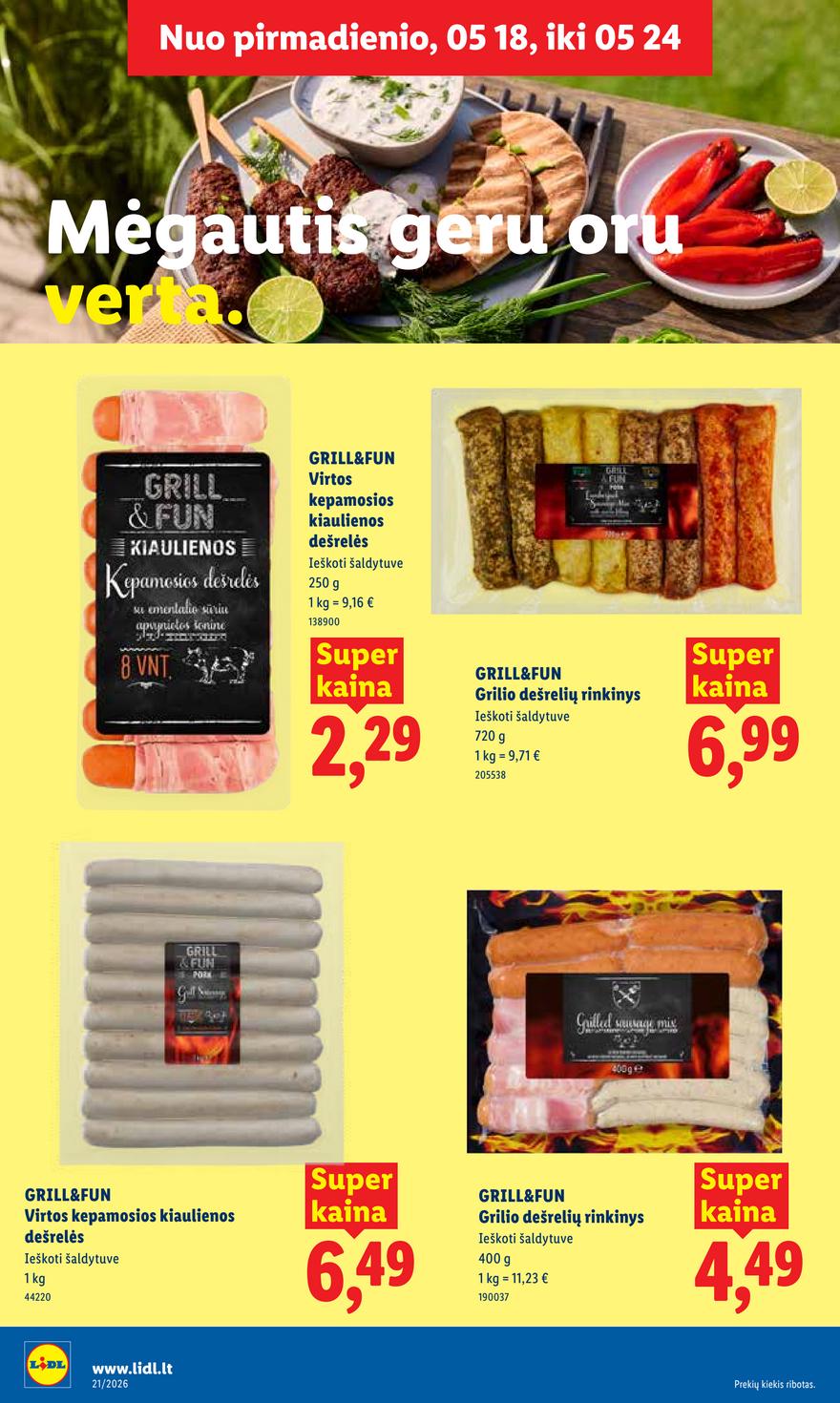 Lidl leidinys akcijos nuo 
  2026-05-18 iki 
  2026-05-24 | Leidinukas.lt puslapis 14