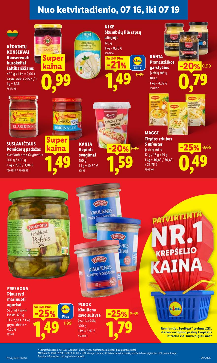 Lidl leidinys akcijos nuo 
  2026-07-13 iki 
  2026-07-19 | Leidinukas.lt puslapis 31