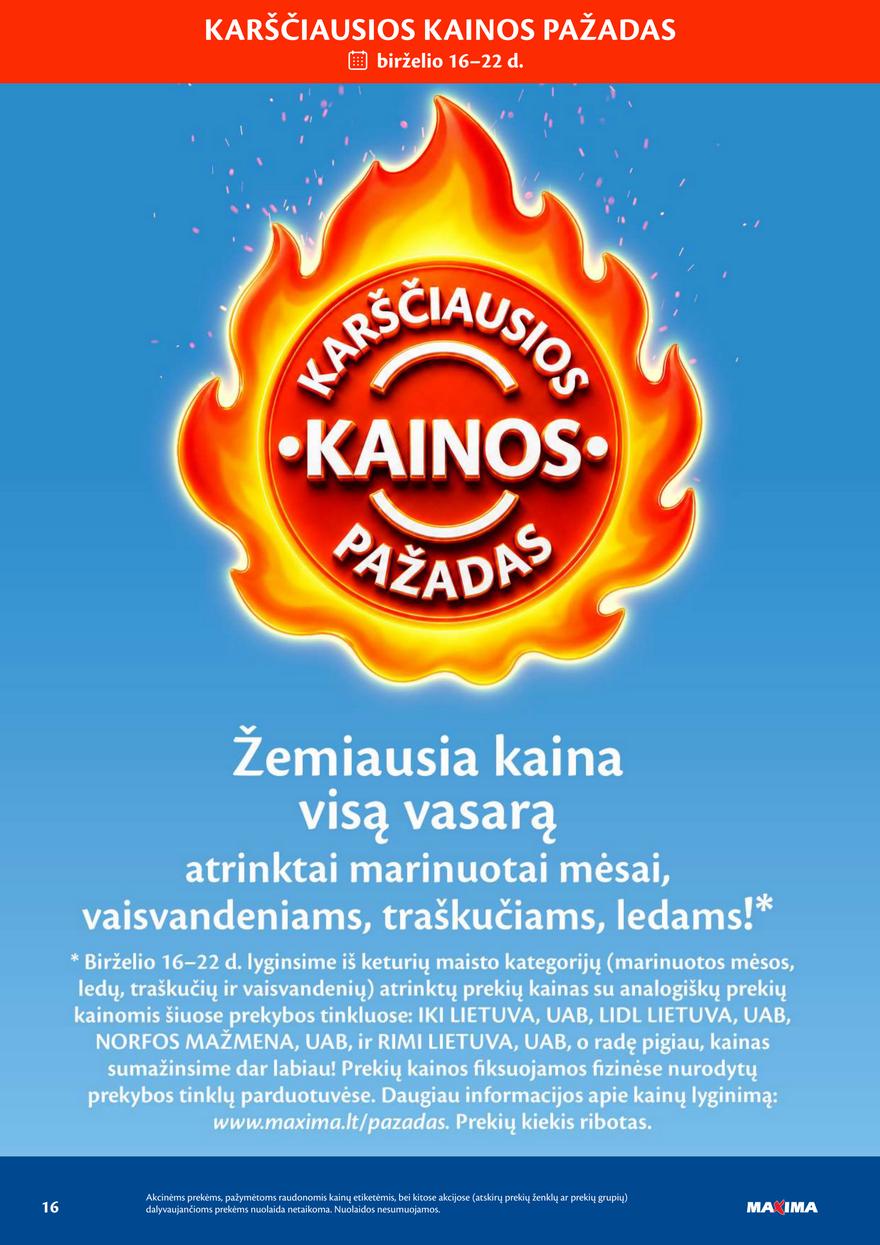 Maxima leidinys akcijos nuo 
  2026-06-16 iki 
  2026-06-22 | Leidinukas.lt puslapis 16