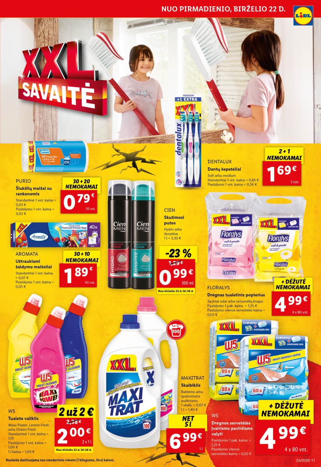 Lidl savaitinis leidinys akcijos nuo 
  2020-06-22 iki 
  2020-06-28 | Leidinukas.lt puslapis 11