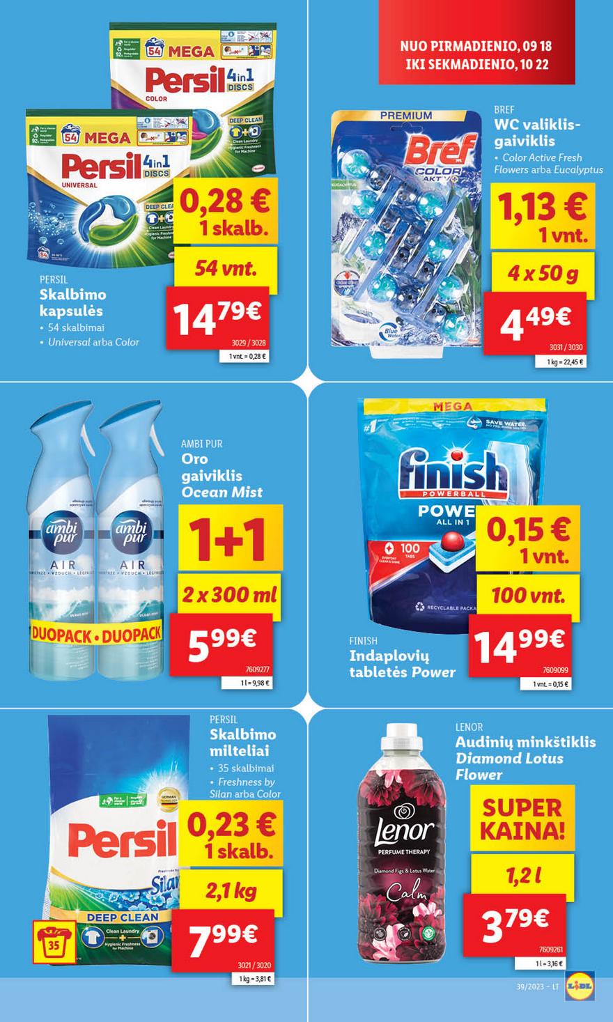 Lidl pasiūlymai akcijos nuo 
  2023-09-25 iki 
  2023-10-01 | Leidinukas.lt puslapis 33
