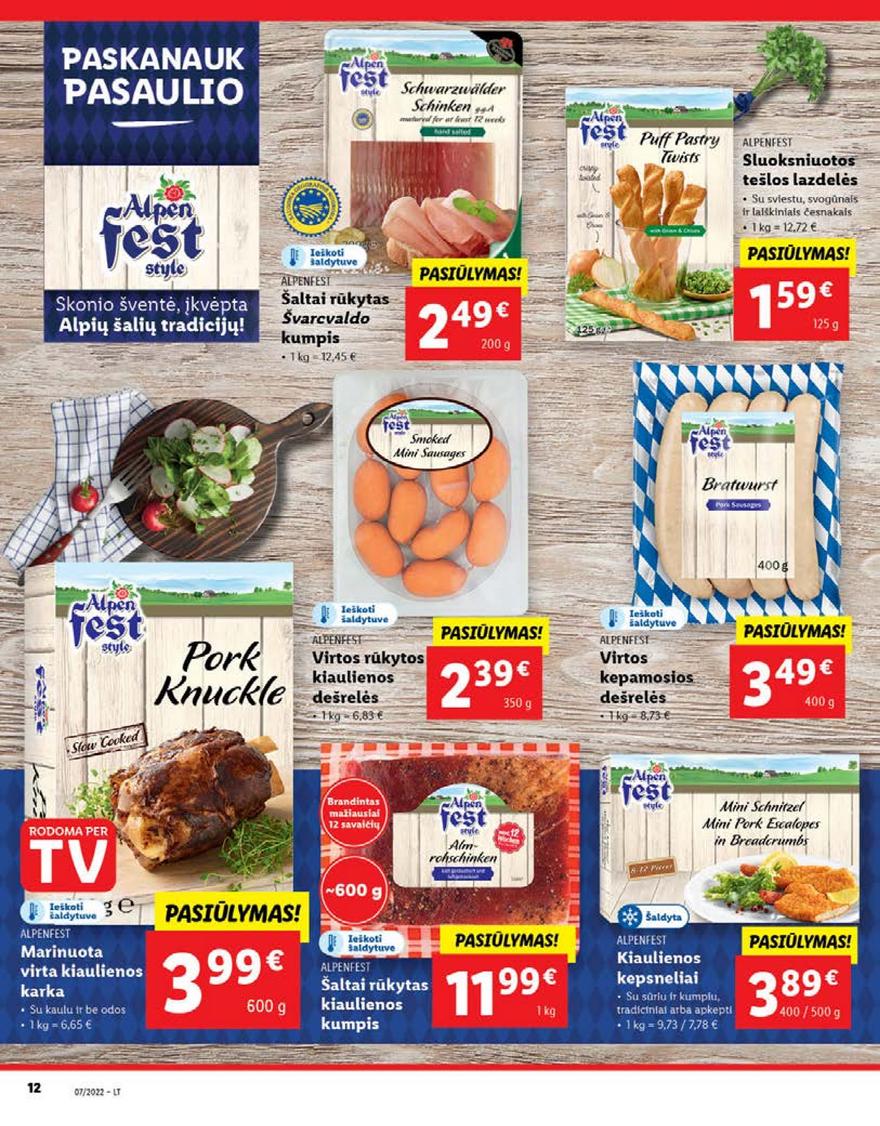 Lidl maisto prekių pasiūlymai akcijos nuo 
  2022-02-14 iki 
  2022-02-20 | Leidinukas.lt puslapis 12