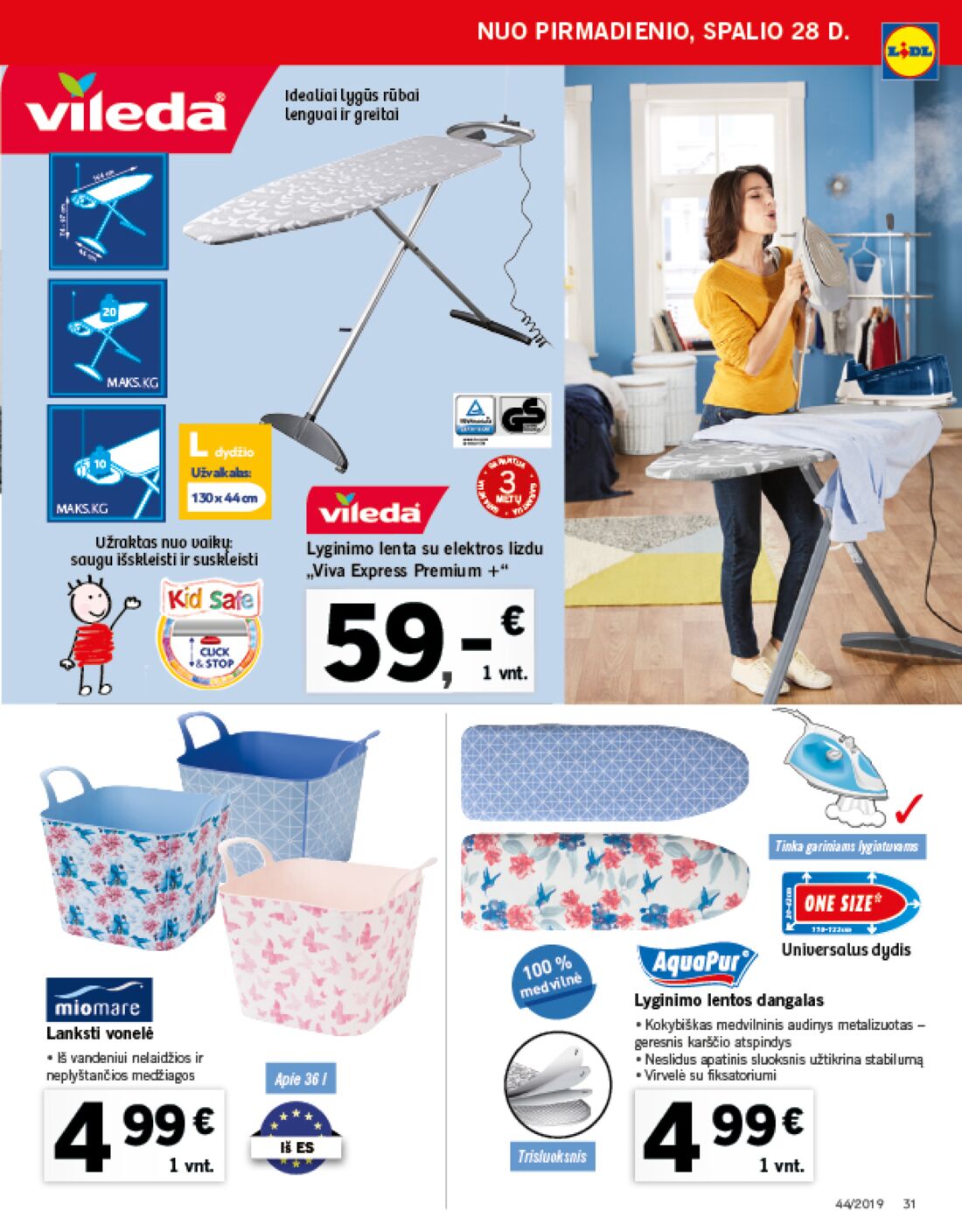 Lidl savaitinis leidinys akcijos nuo 
  2019-10-28 iki 
  2019-11-03 | Leidinukas.lt puslapis 31