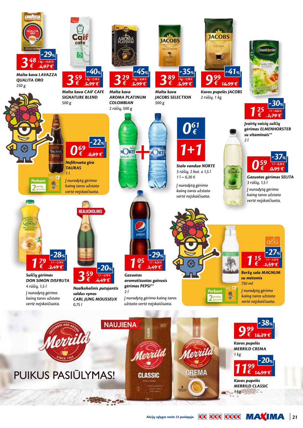 Maxima kaininis leidinys akcijos nuo 
  2019-08-29 iki 
  2019-09-11 | Leidinukas.lt puslapis 21