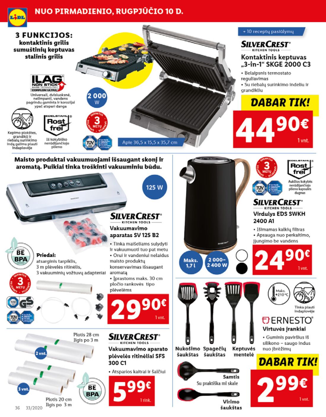 Lidl savaitinis leidinys akcijos nuo 
  2020-08-10 iki 
  2020-08-16 | Leidinukas.lt puslapis 36