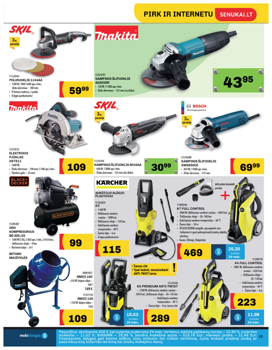 Senukai reklaminis leidinys akcijos nuo 
  2019-06-20 iki 
  2019-07-08 | Leidinukas.lt puslapis 15