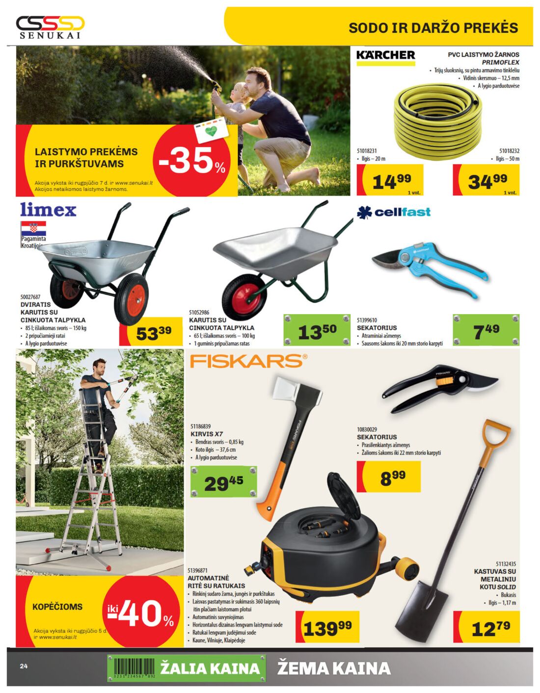 Senukai reklaminis leidinys akcijos nuo 
  2019-07-11 iki 
  2019-08-05 | Leidinukas.lt puslapis 24