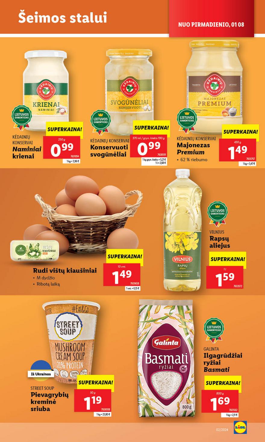 Lidl pasiūlymai akcijos nuo 
  2024-01-08 iki 
  2024-01-14 | Leidinukas.lt puslapis 22