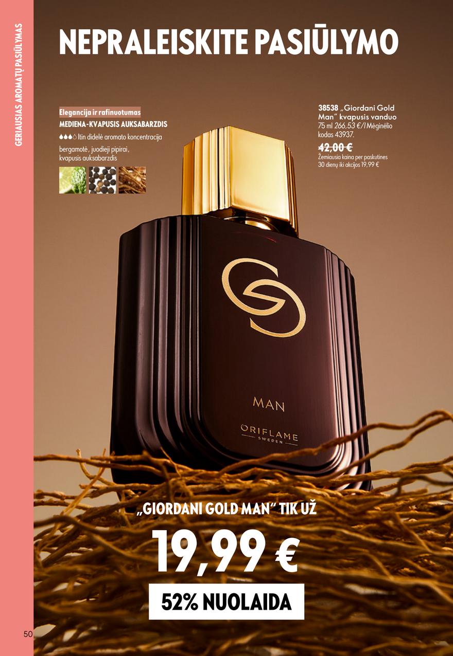 Oriflame katalogas akcijos nuo 
  2026-06-24 iki 
  2026-07-14 | Leidinukas.lt puslapis 50