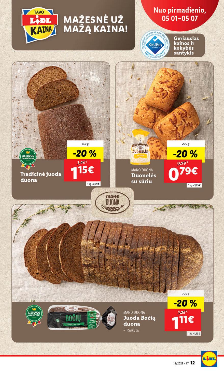 Lidl pasiūlymai akcijos nuo 
  2023-05-01 iki 
  2023-05-07 | Leidinukas.lt puslapis 12