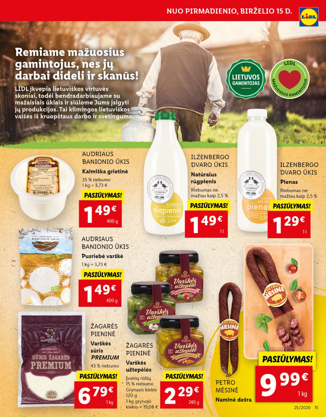 Lidl savaitinis leidinys akcijos nuo 
  2020-06-15 iki 
  2020-06-21 | Leidinukas.lt puslapis 15