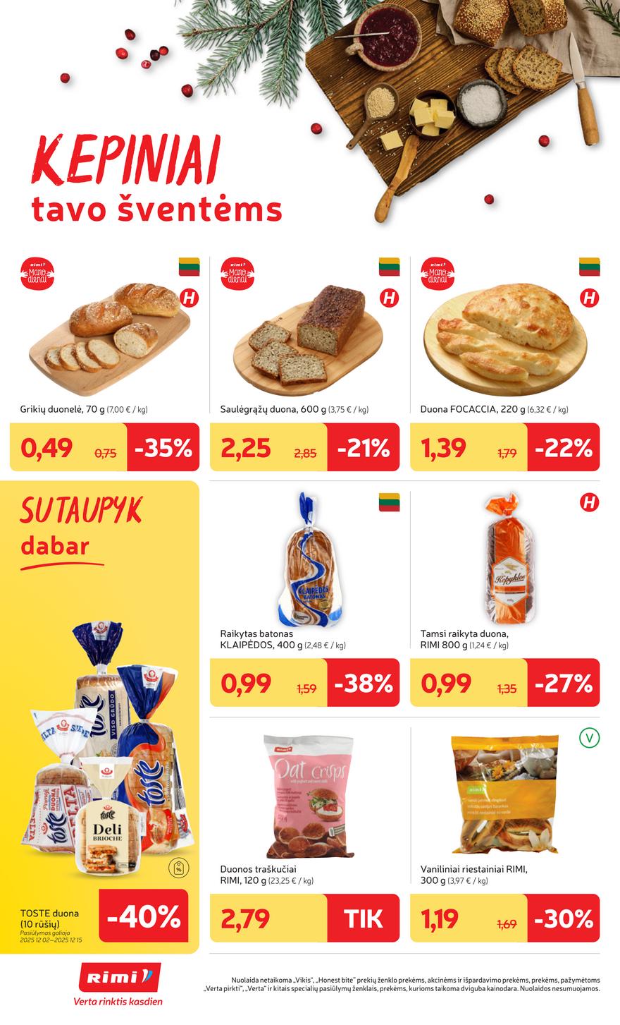 Rimi savaitinis leidinys 49 akcijos nuo 
  2025-12-02 iki 
  2025-12-08 | Leidinukas.lt puslapis 16