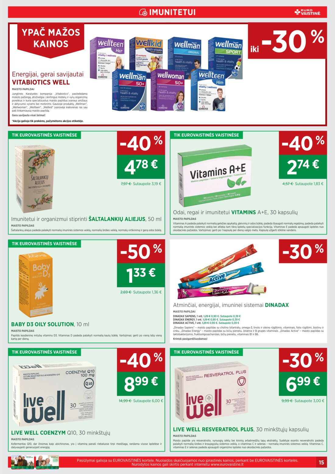 Euro vaistinė leidinys akcijos nuo 
  2021-02-01 iki 
  2021-02-28 | Leidinukas.lt puslapis 15