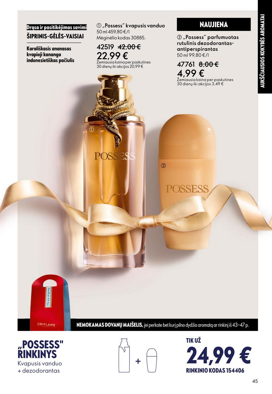 Oriflame katalogas akcijos nuo 
  2025-12-10 iki 
  2025-12-30 | Leidinukas.lt puslapis 45