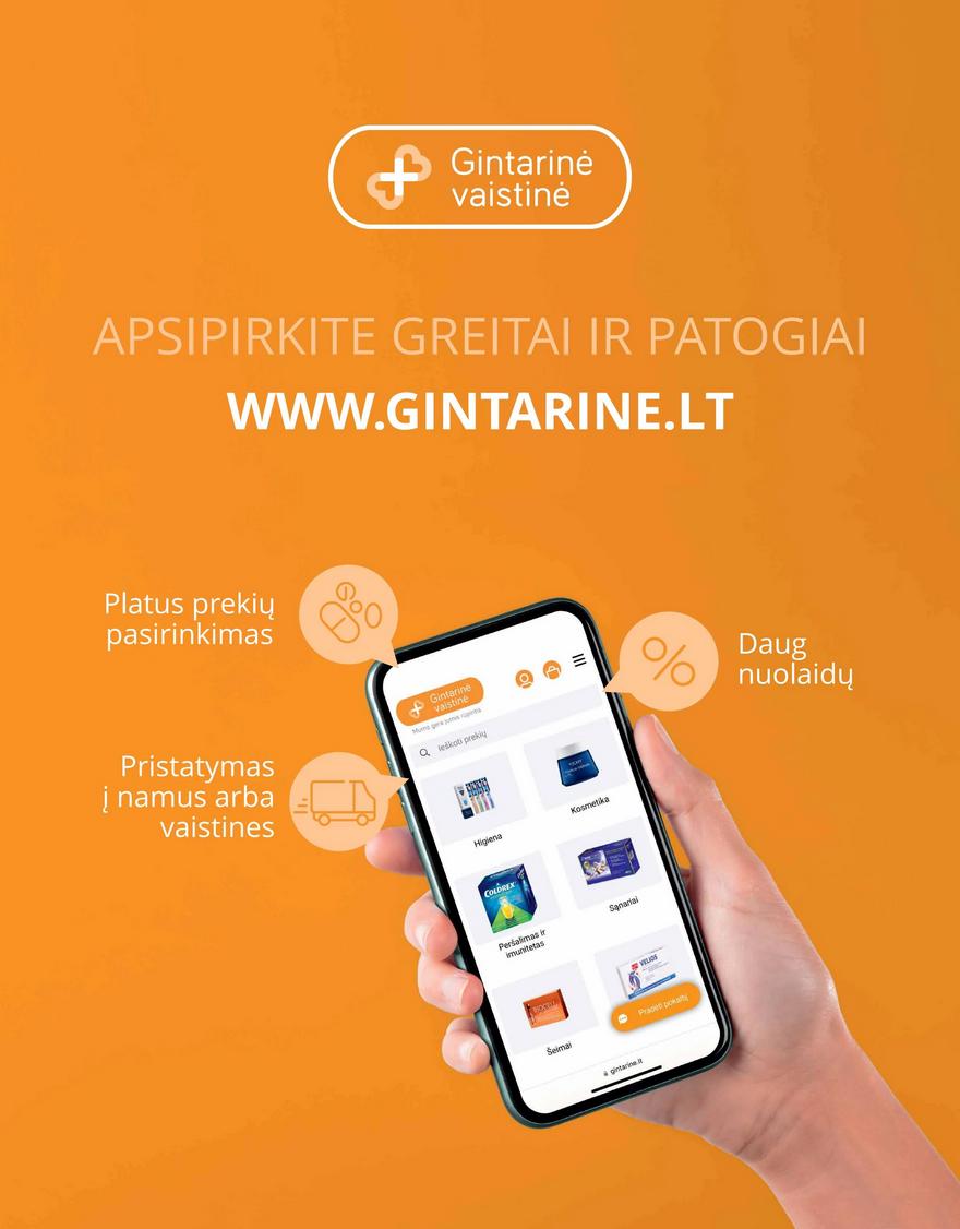 Gintarinės vaistinės leidinys akcijos nuo 
  2024-06-01 iki 
  2024-06-30 | Leidinukas.lt puslapis 16