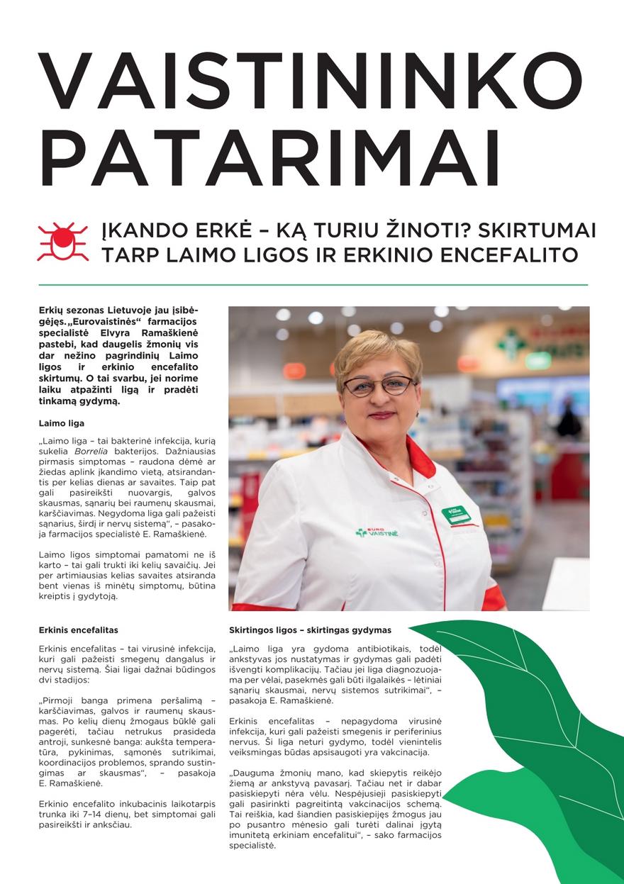 Euro vaistinė katalogas akcijos nuo 
  2025-06-01 iki 
  2025-06-30 | Leidinukas.lt puslapis 23
