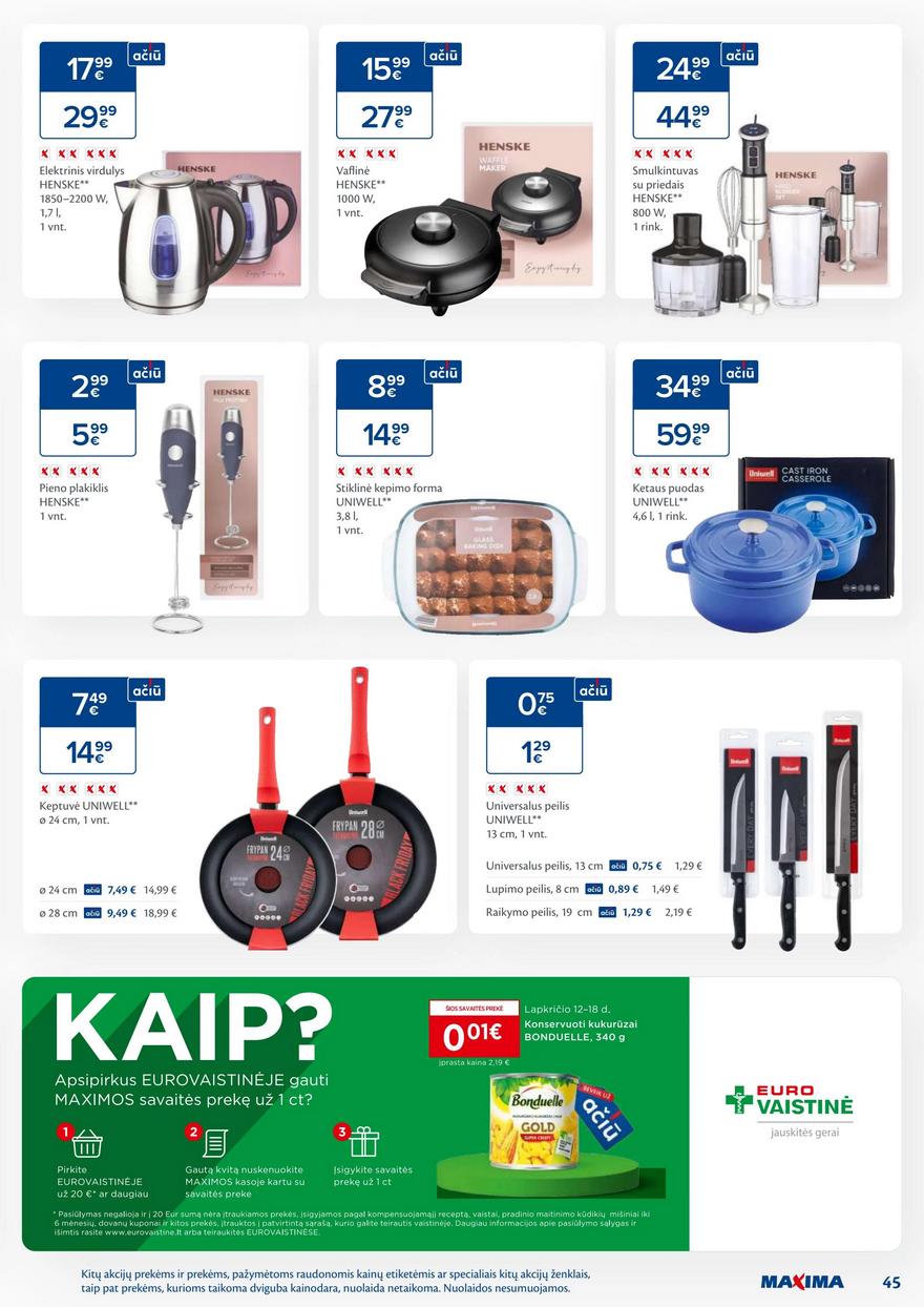 Maxima savaitinis leidinys 46 akcijos nuo
2024-11-12 iki
2024-11-18 | Leidinukas.lt puslapis 45