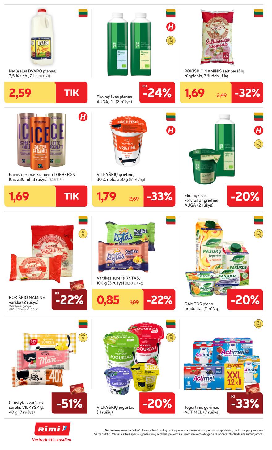 Rimi savaitinis leidinys 29 akcijos nuo 
  2025-07-15 iki 
  2025-07-21 | Leidinukas.lt puslapis 20