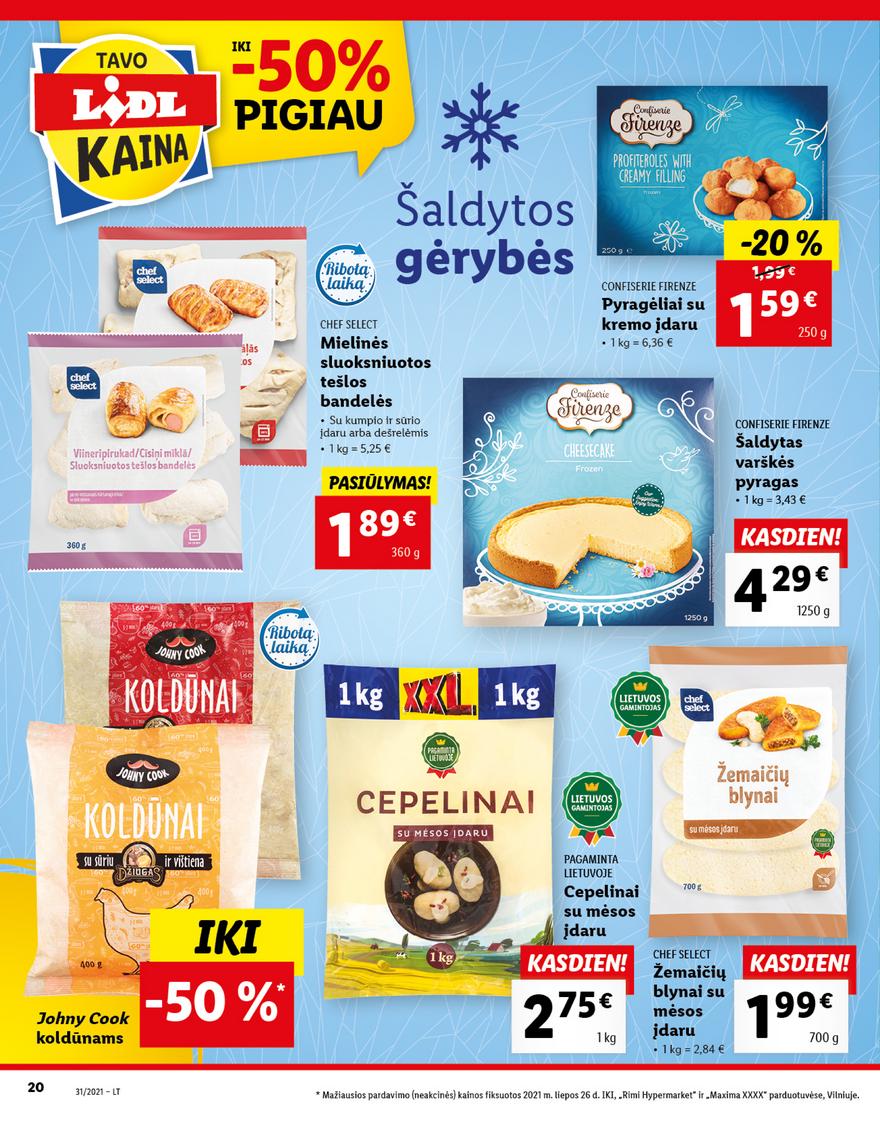 Lidl maisto prekių pasiūlymai akcijos nuo 
  2021-08-02 iki 
  2021-08-08 | Leidinukas.lt puslapis 20