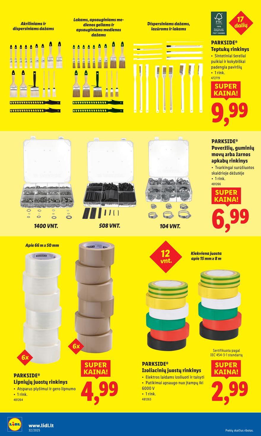 Lidl ne maisto leidinys akcijos nuo 
  2025-08-04 iki 
  2025-08-10 | Leidinukas.lt puslapis 10