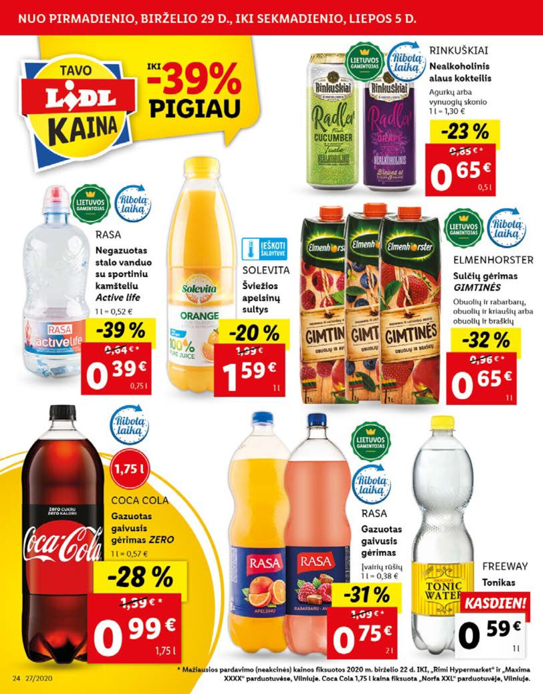 Lidl savaitinis leidinys akcijos nuo 
  2020-06-29 iki 
  2020-07-05 | Leidinukas.lt puslapis 24
