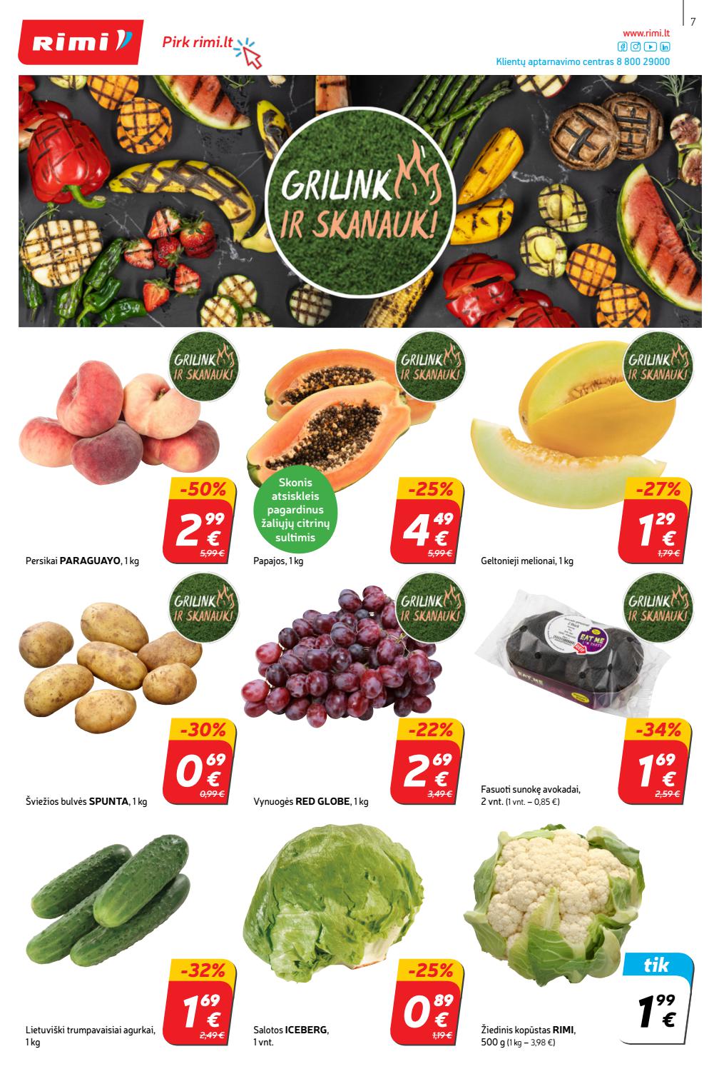 Rimi savaitinis leidinys akcijos nuo
2021-06-01 iki
2021-06-07 | Leidinukas.lt puslapis 7