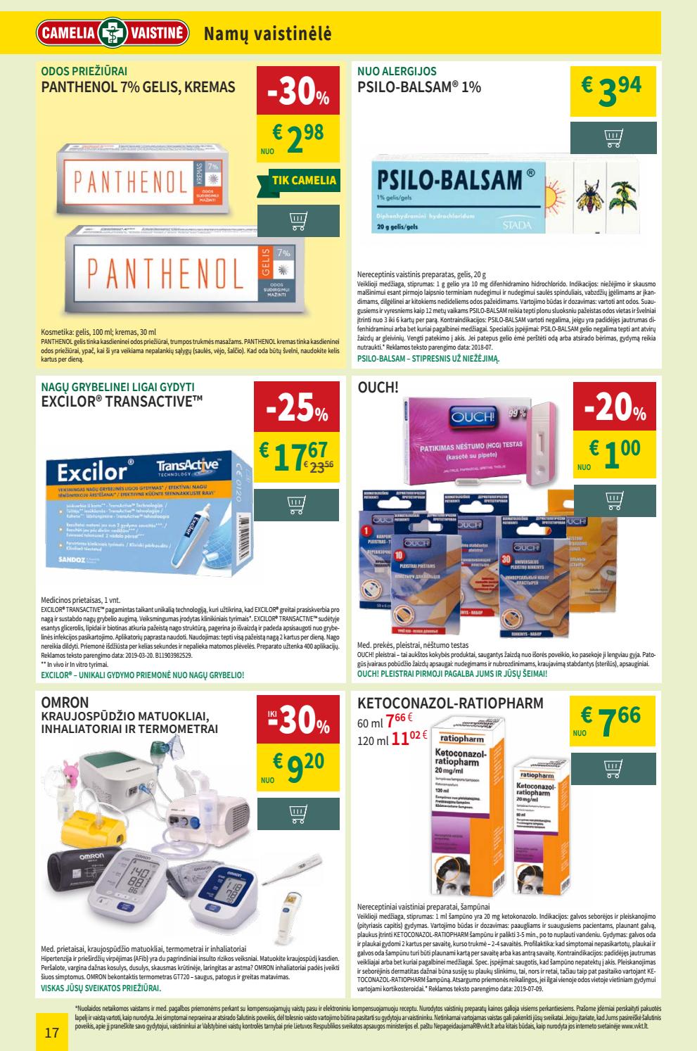 Camelia leidinys akcijos nuo 
  2019-08-01 iki 
  2019-08-31 | Leidinukas.lt puslapis 20