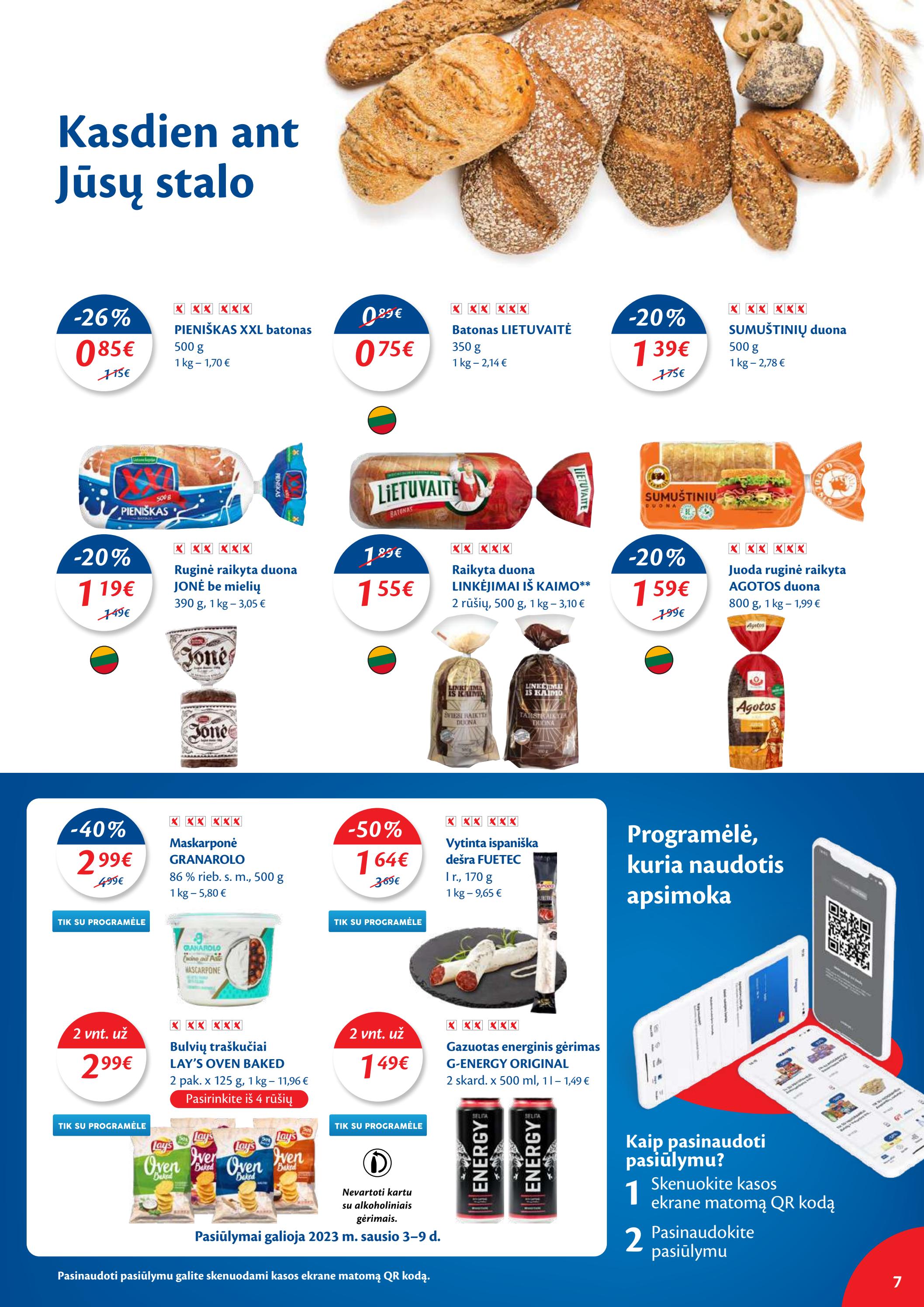 Maxima leidinys akcijos nuo 
  2023-01-03 iki 
  2023-01-09 | Leidinukas.lt puslapis 7