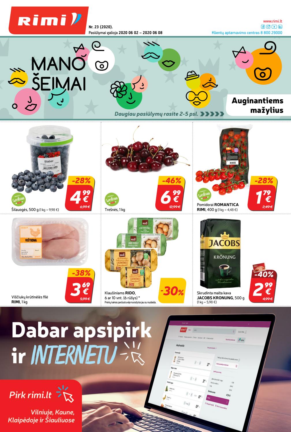 Rimi savaitinis leidinys akcijos nuo 
  2020-06-02 iki 
  2020-06-08 | Leidinukas.lt puslapis 1