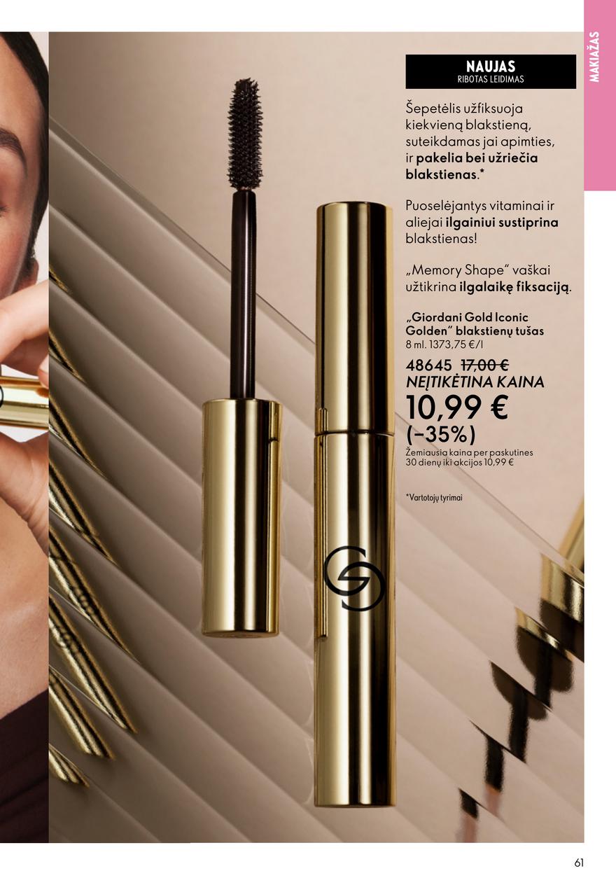 Oriflame katalogas akcijos nuo 
  2026-03-11 iki 
  2026-03-31 | Leidinukas.lt puslapis 61