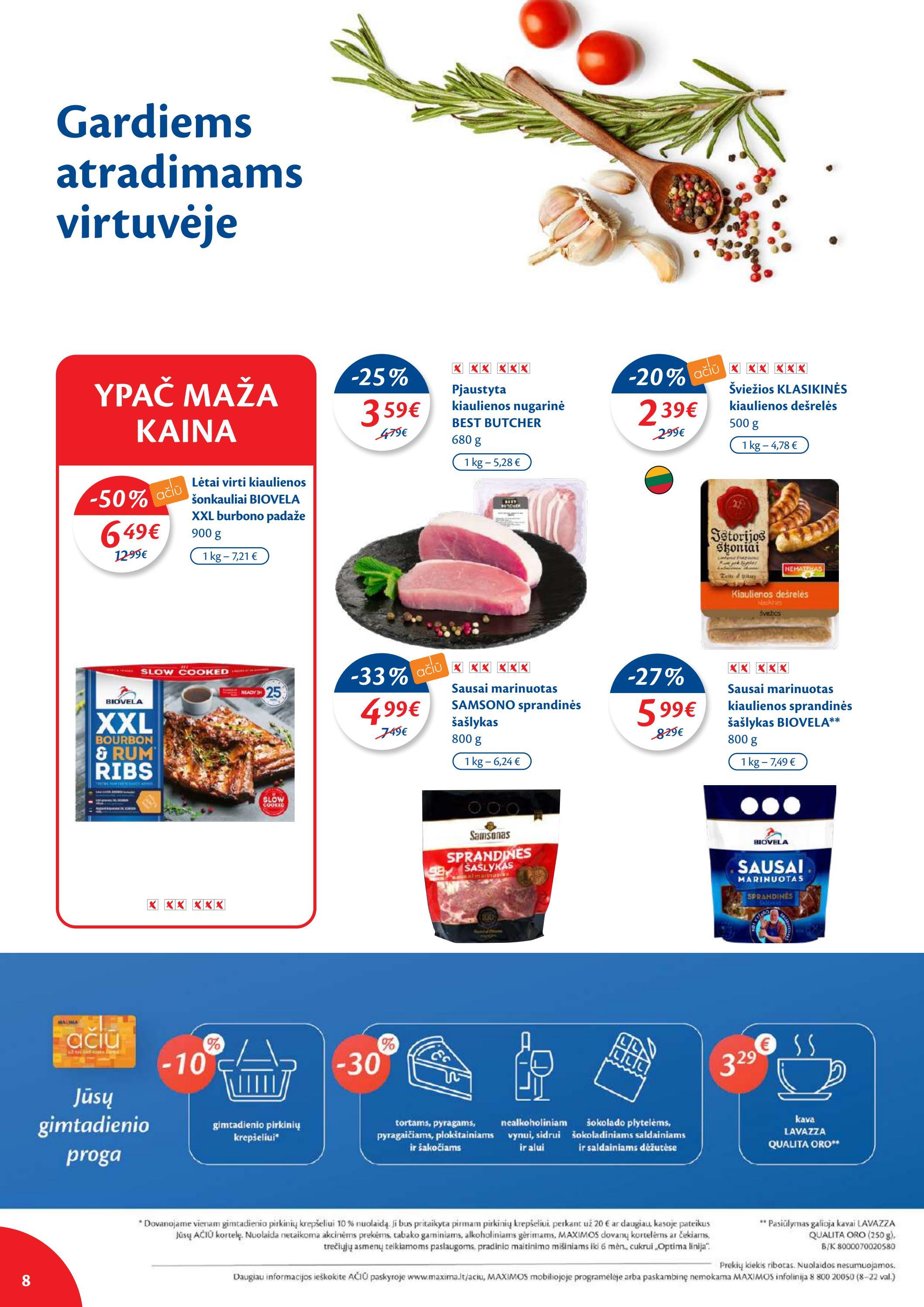 Maxima kaininis leidinys akcijos nuo 
  2022-06-21 iki 
  2022-06-27 | Leidinukas.lt puslapis 8