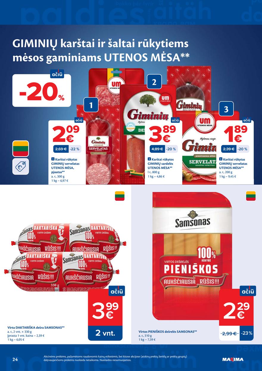 Maxima leidinys akcijos nuo 
  2026-06-02 iki 
  2026-06-08 | Leidinukas.lt puslapis 24