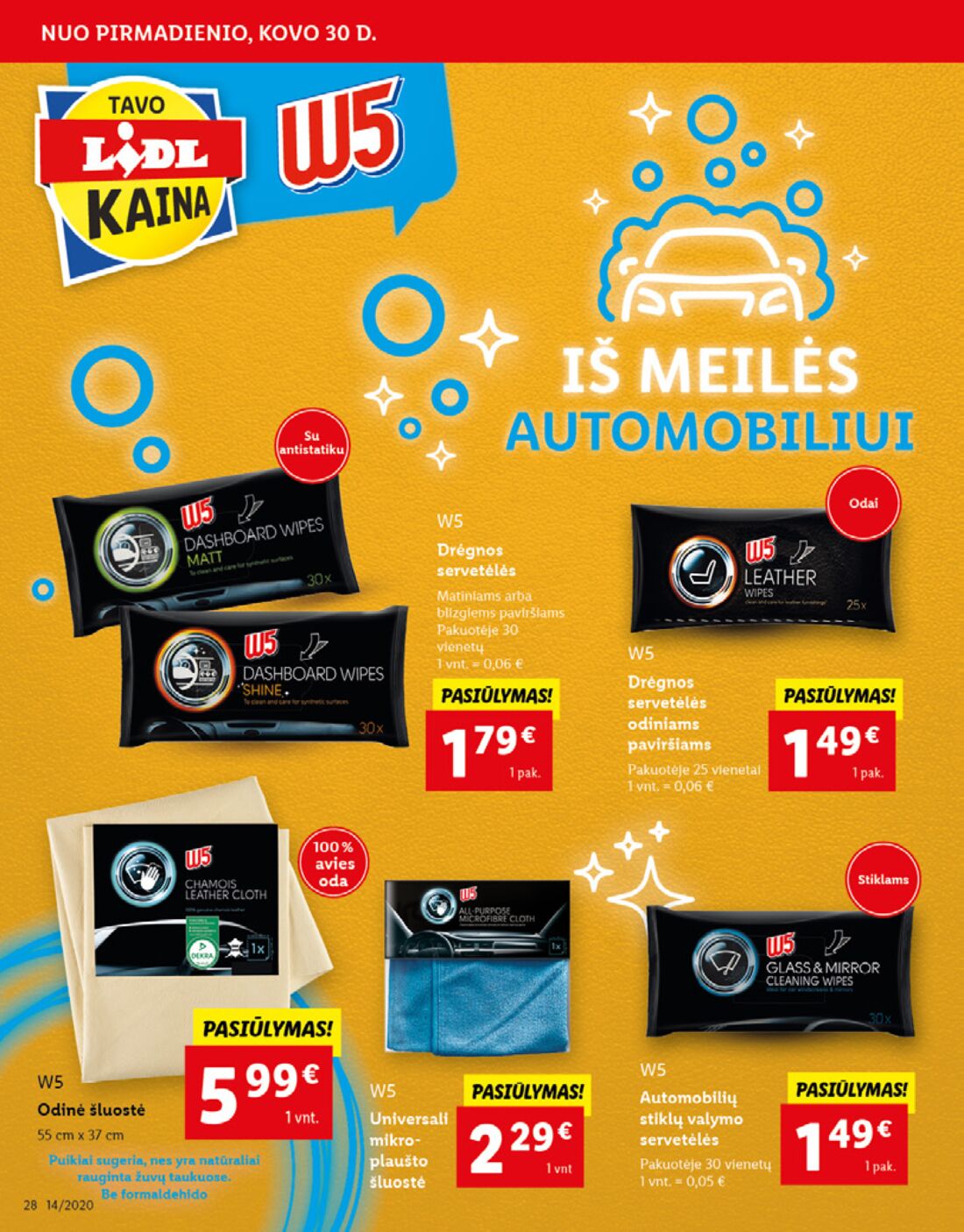 Lidl savaitinis leidinys akcijos nuo 
  2020-03-30 iki 
  2020-04-05 | Leidinukas.lt puslapis 28