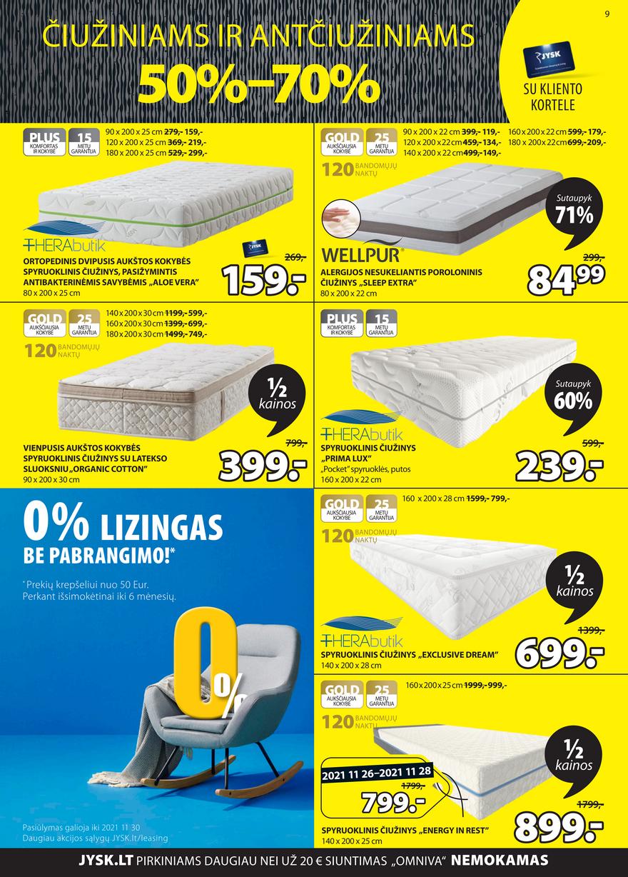 Jysk leidinys akcijos nuo 
  2021-11-16 iki 
  2021-11-29 | Leidinukas.lt puslapis 9