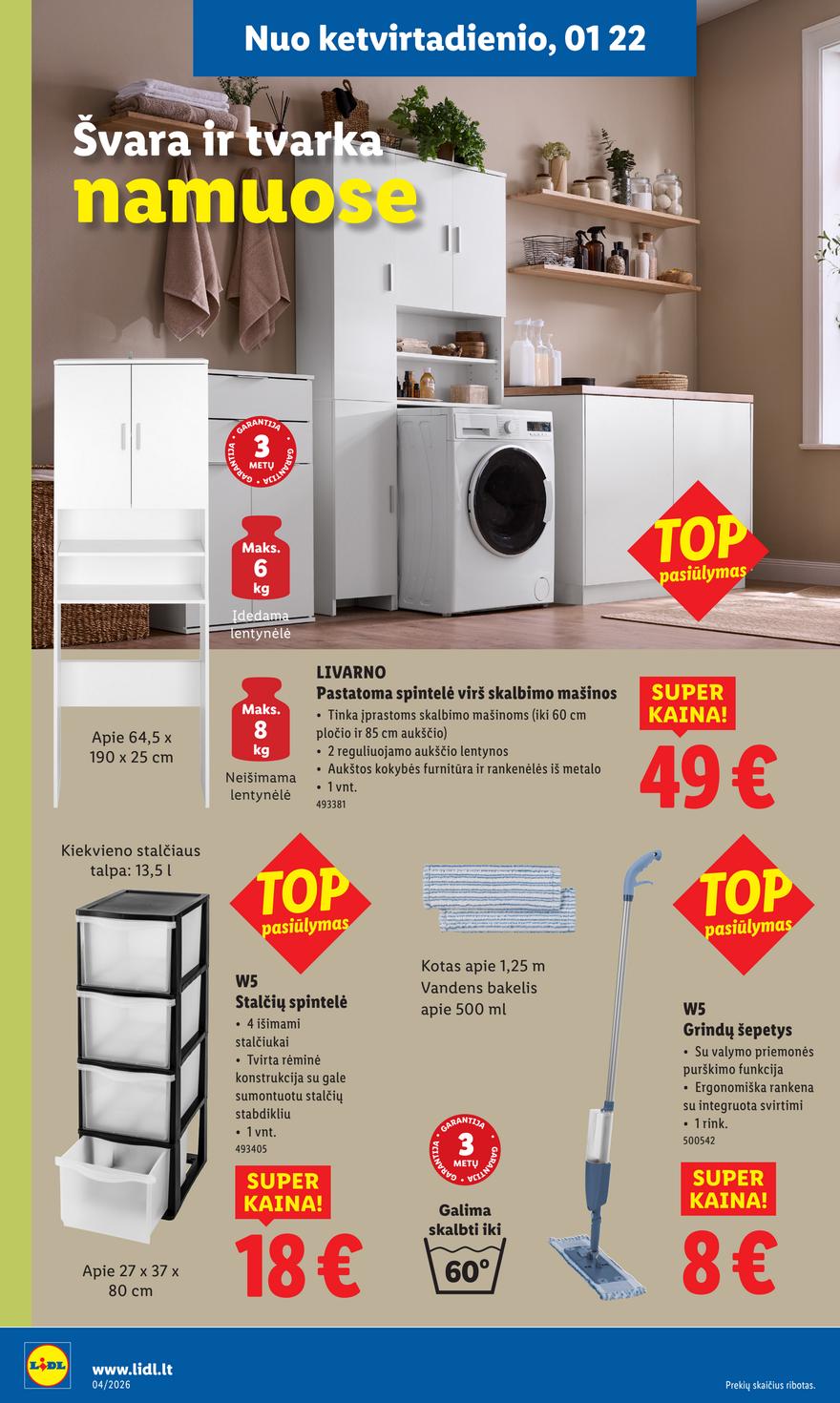 Lidl leidinys akcijos nuo 
  2026-01-19 iki 
  2026-01-25 | Leidinukas.lt puslapis 12