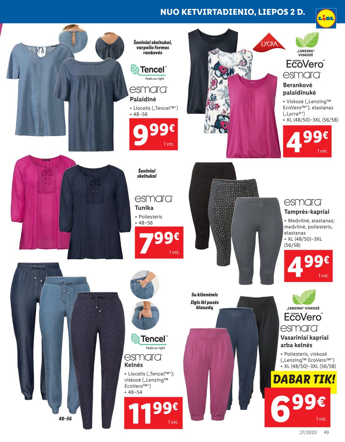 Lidl savaitinis leidinys akcijos nuo 
  2020-06-29 iki 
  2020-07-05 | Leidinukas.lt puslapis 49