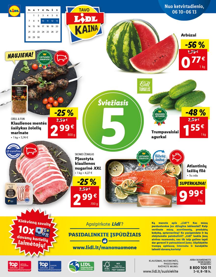 Lidl maisto prekių pasiūlymai akcijos nuo 
  2021-06-07 iki 
  2021-06-13 | Leidinukas.lt puslapis 40
