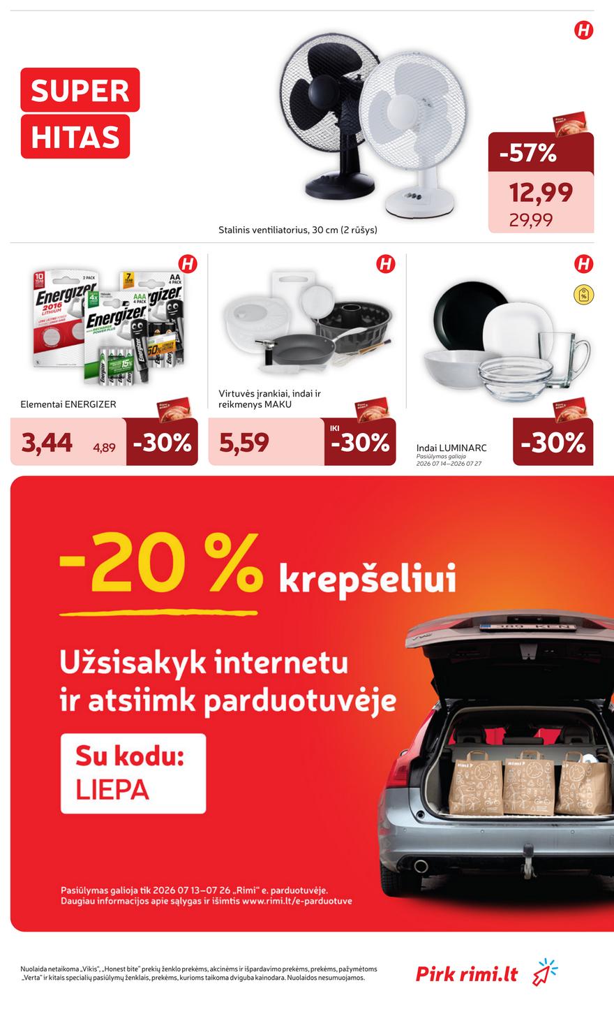 Rimi leidinys akcijos nuo 
  2026-07-21 iki 
  2026-07-27 | Leidinukas.lt puslapis 31