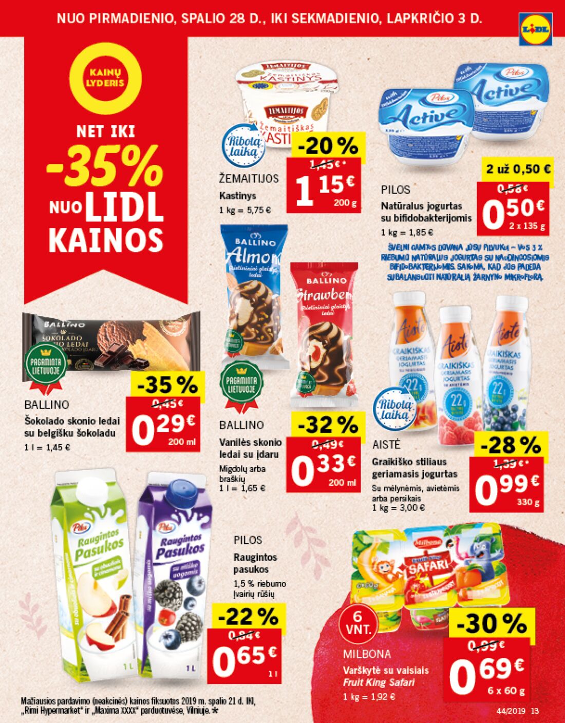 Lidl savaitinis leidinys akcijos nuo 
  2019-10-28 iki 
  2019-11-03 | Leidinukas.lt puslapis 13
