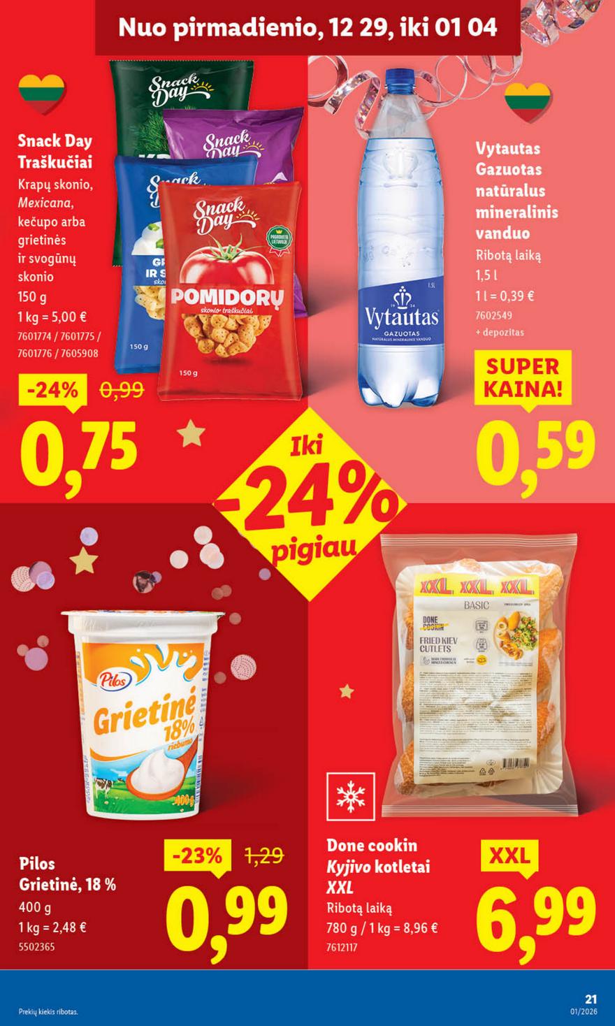 Lidl leidinys akcijos nuo 
  2025-12-29 iki 
  2026-01-04 | Leidinukas.lt puslapis 21