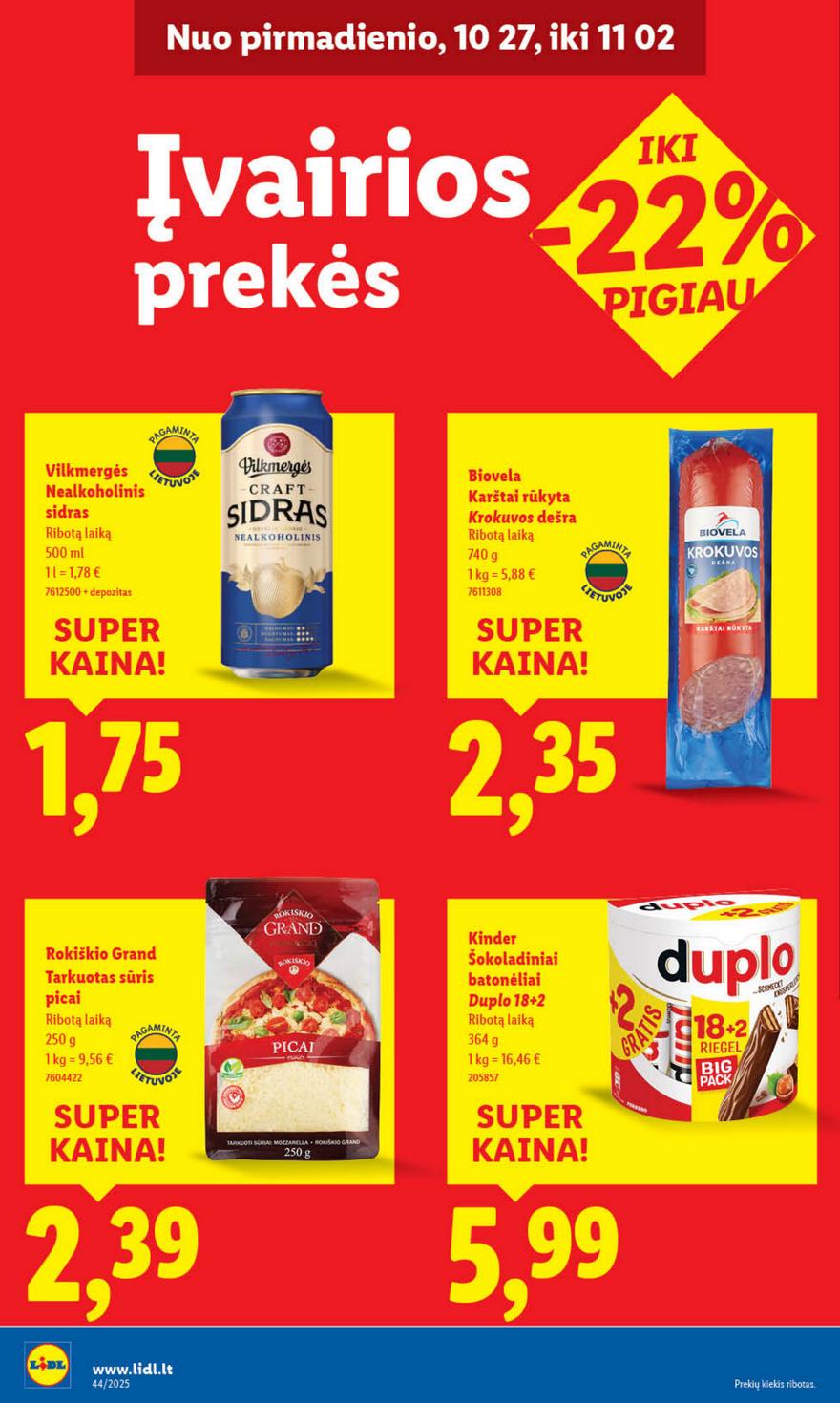 Lidl leidinys naujas akcijos nuo 
  2025-10-27 iki 
  2025-11-02 | Leidinukas.lt puslapis 40
