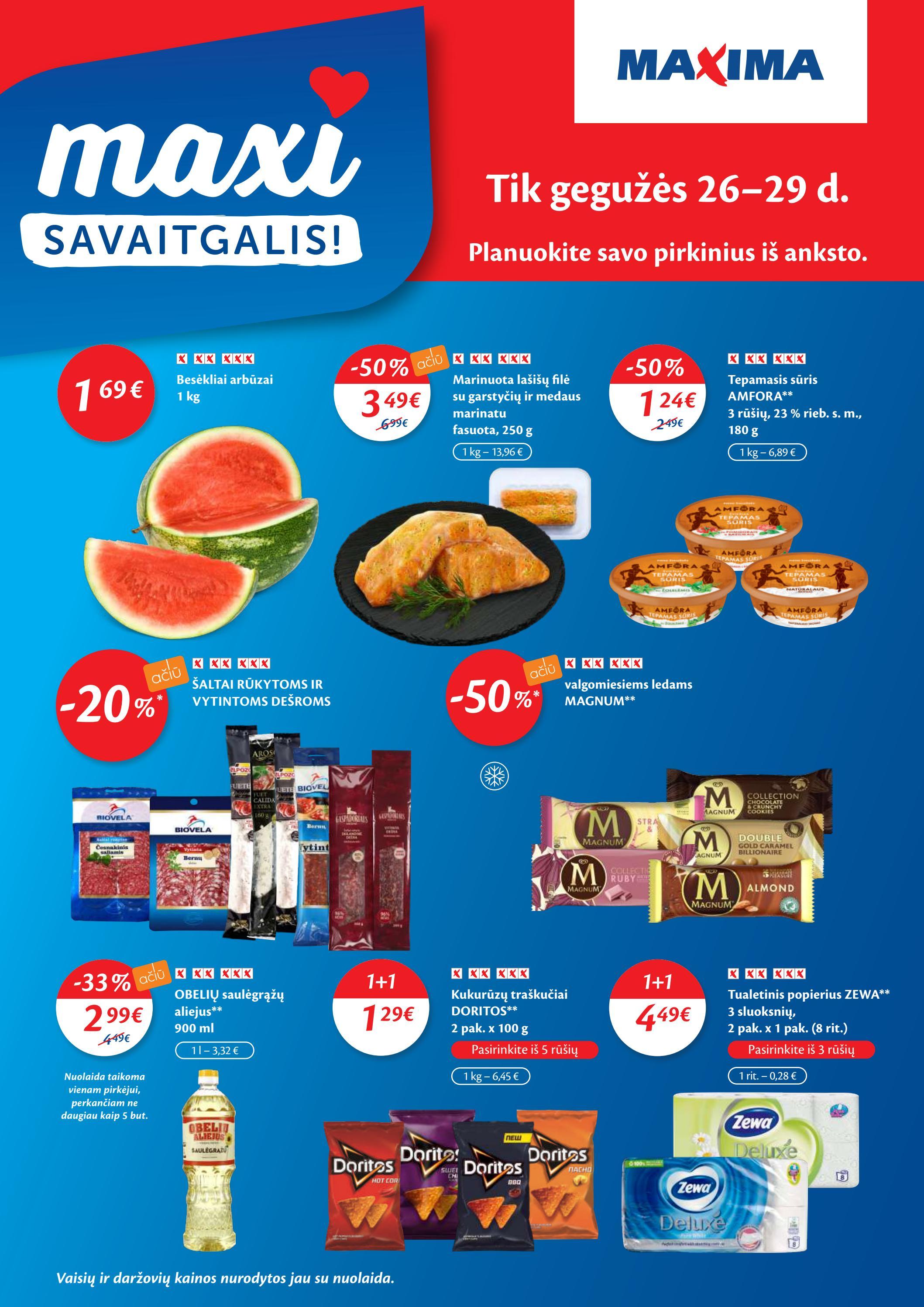 Maxima kaininis leidinys akcijos nuo 
  2022-05-24 iki 
  2022-05-30 | Leidinukas.lt puslapis 32