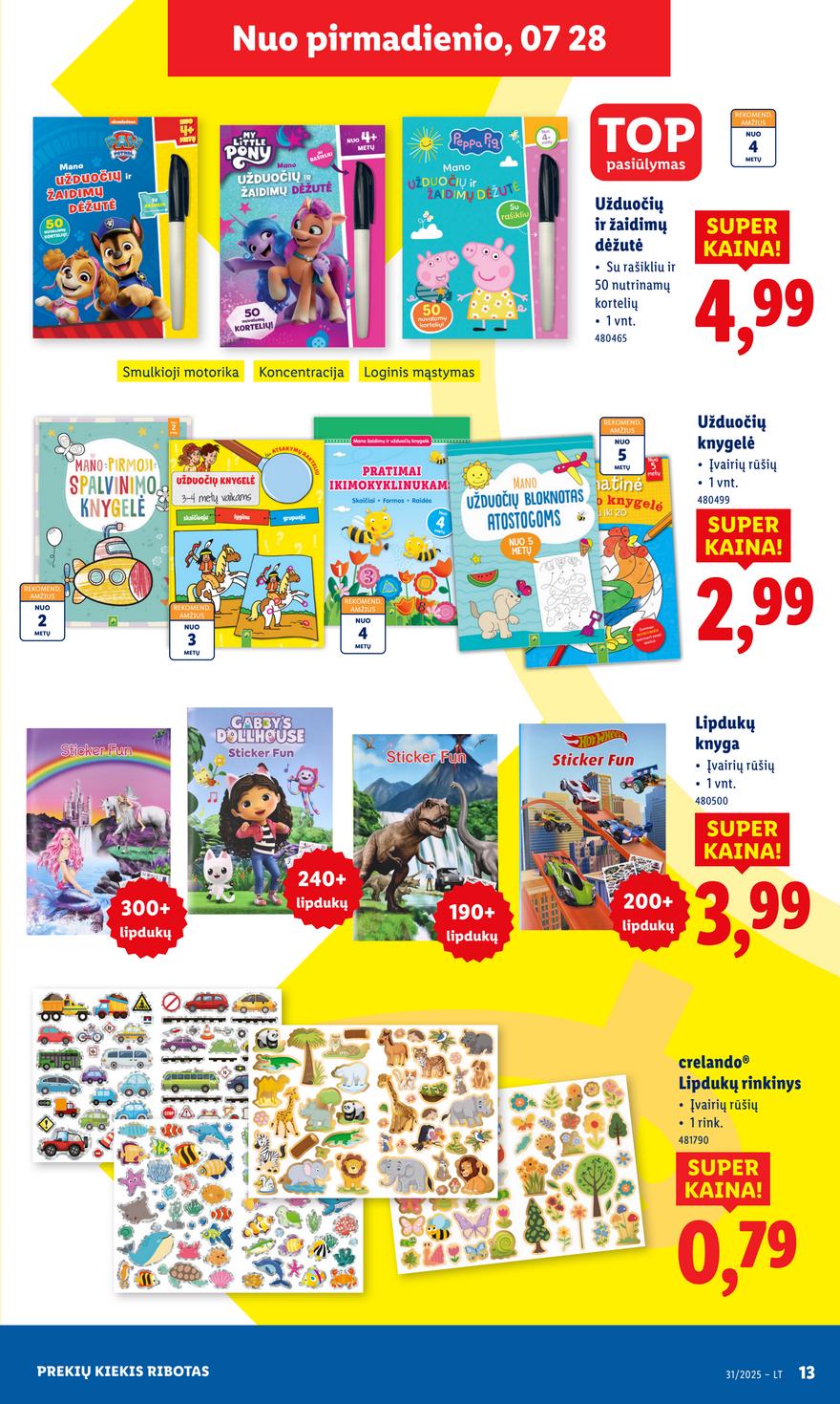Lidl ne maisto leidinys akcijos nuo 
  2025-07-28 iki 
  2025-08-03 | Leidinukas.lt puslapis 13