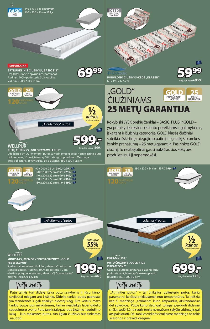 Jysk leidinys akcijos nuo 
  2022-09-21 iki 
  2022-10-01 | Leidinukas.lt puslapis 11