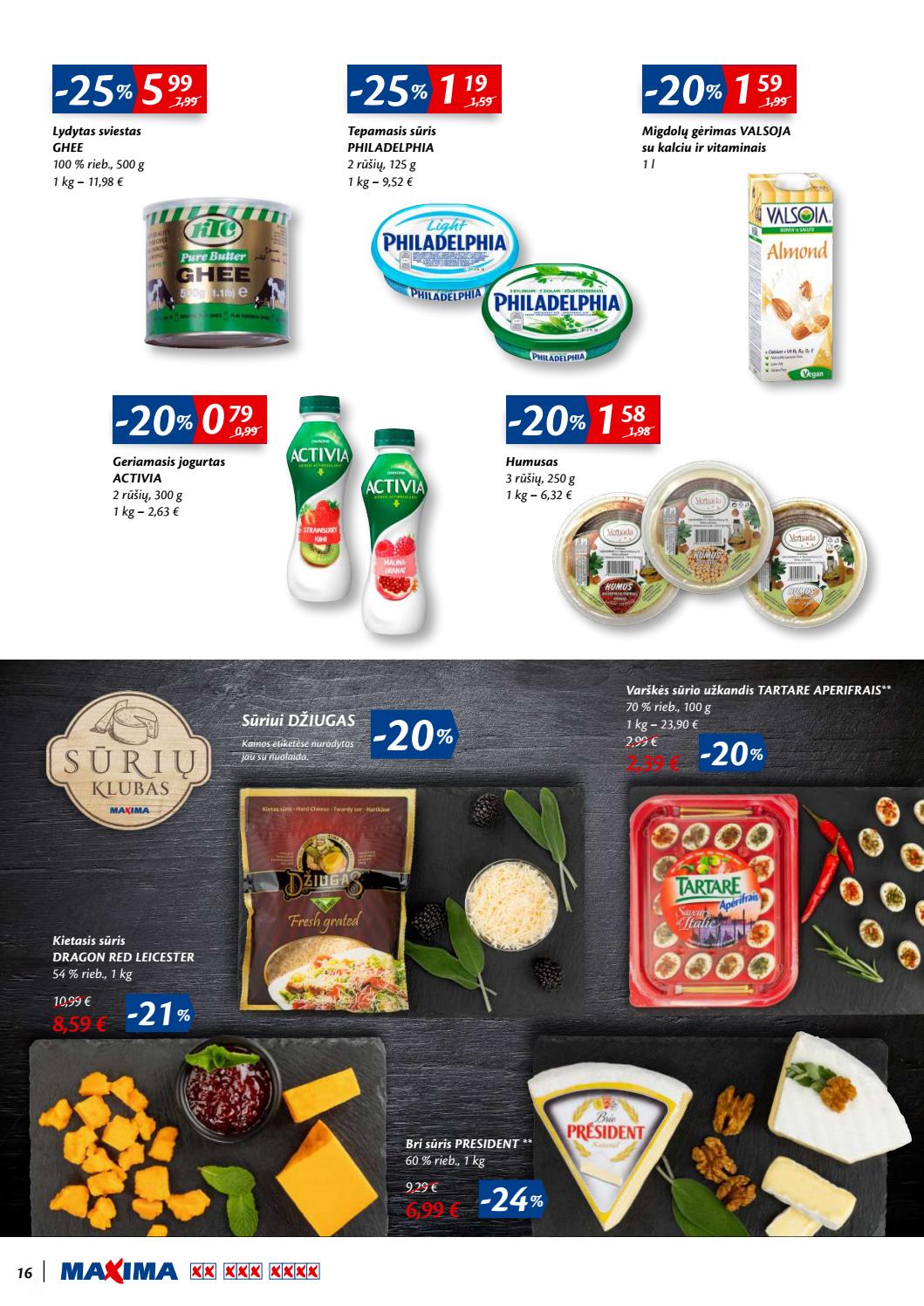 Maxima kaininis leidinys akcijos nuo 
  2019-11-07 iki 
  2019-11-20 | Leidinukas.lt puslapis 16