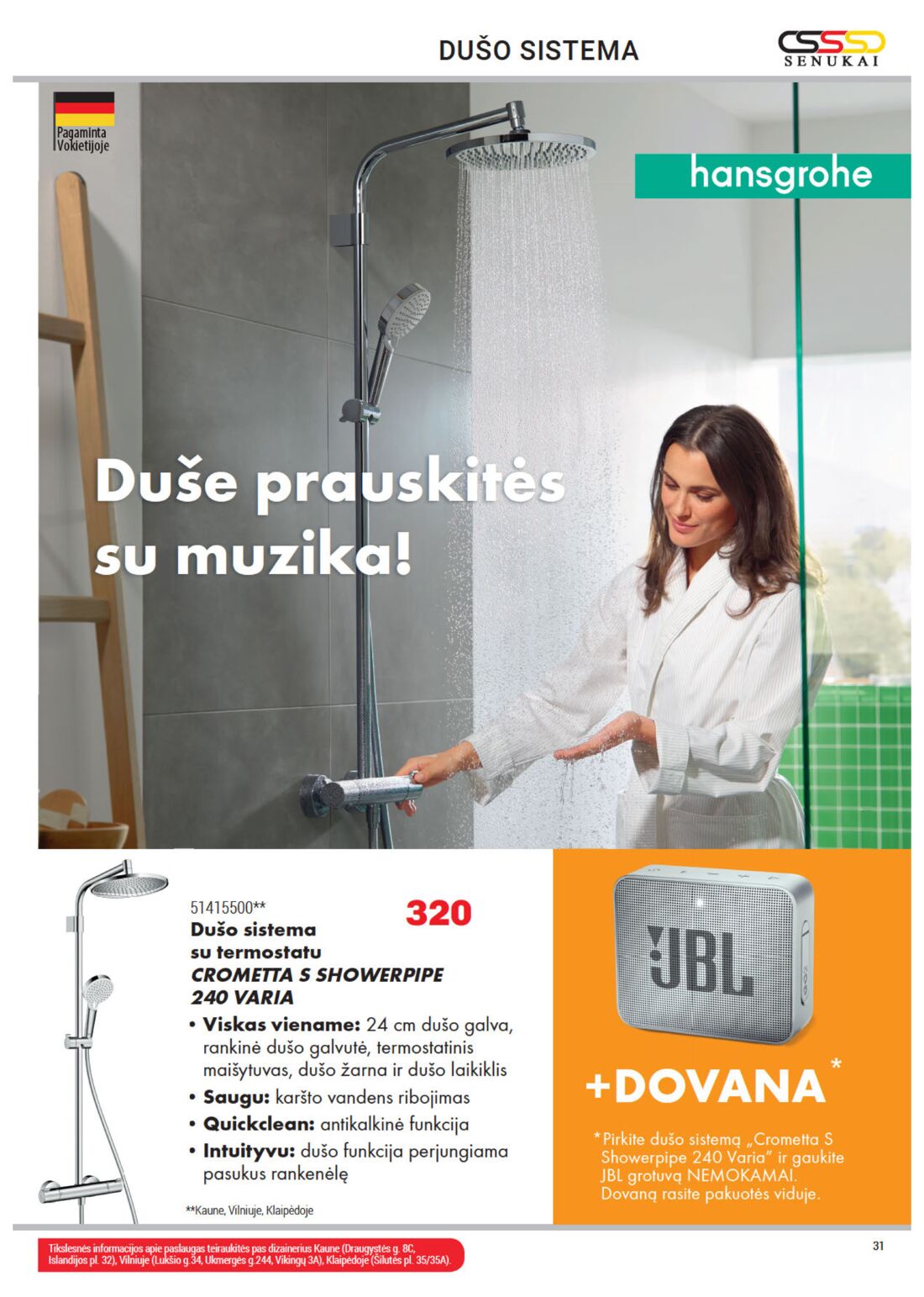 Senukai reklaminis leidinys akcijos nuo 
  2019-10-03 iki 
  2019-11-05 | Leidinukas.lt puslapis 31