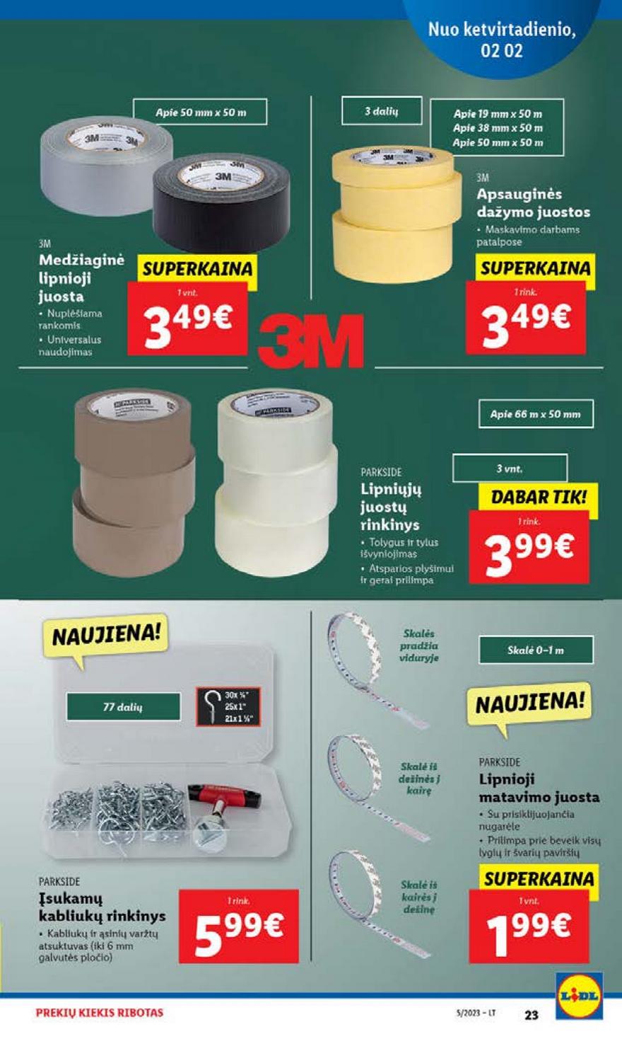Ldil ne maisto leidinys akcijos nuo 
  2023-01-30 iki 
  2023-02-05 | Leidinukas.lt puslapis 23