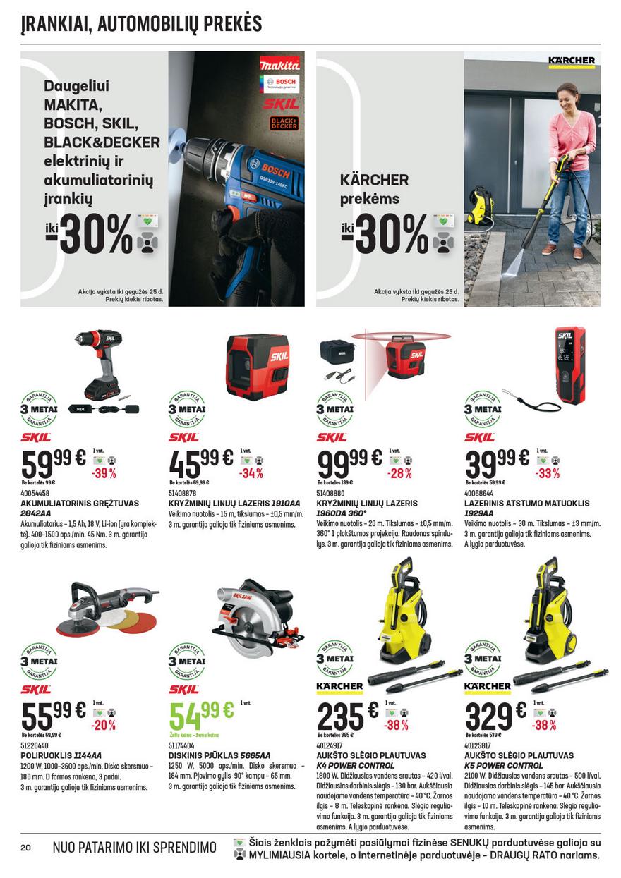 Senukai leidinys akcijos nuo 
  2021-05-05 iki 
  2021-05-25 | Leidinukas.lt puslapis 20